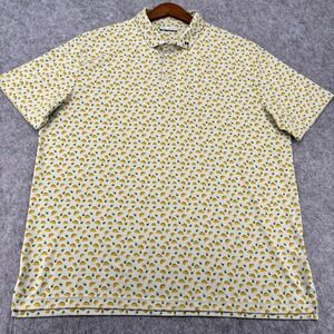 Fore Fathers Mens XXL Taco Avocado Print Golf Polo Shirt Performance SS